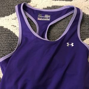Purple workout tank